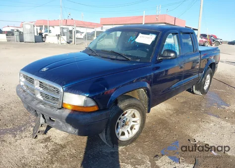 2004 Dodge Dakota Sport/Sxt from USA, damaged, VIN 1D7HL38K64S565323